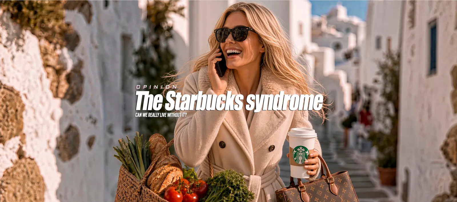 Opinion: The Starbucks syndrome: can we really live without it? — editorial visual