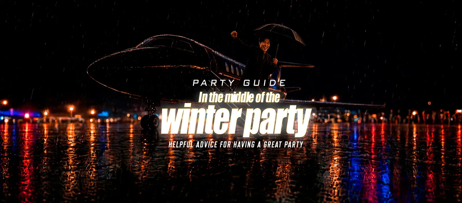Party Guide: In the middle of winter: the island party at home — editorial visual